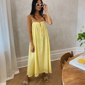 Steele yellow summer dress
